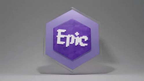 Epic Purple Badge Spin GIF
