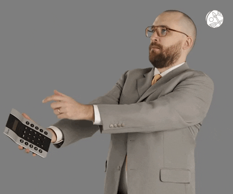 Epic Tax Guy Calculating GIF