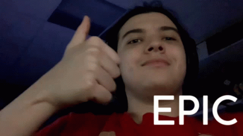 Epic Thumbs Up Head Nod GIF