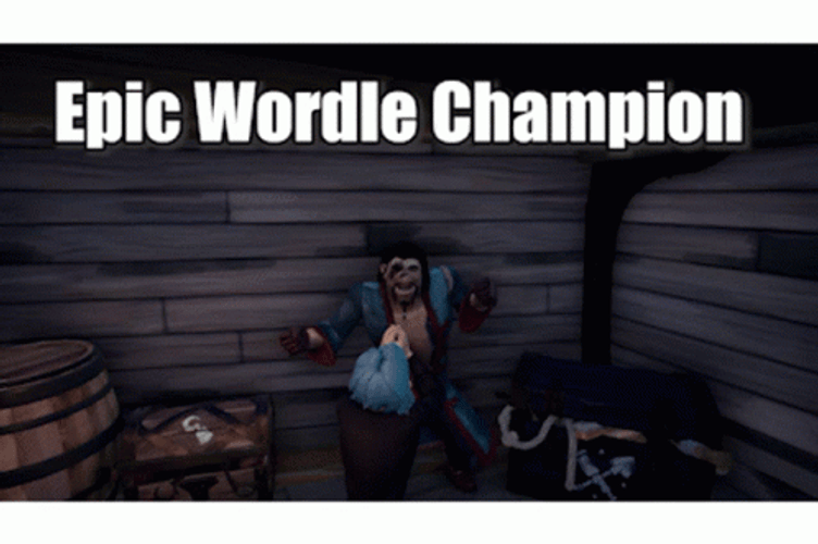 Epic Wordle Champion GIF