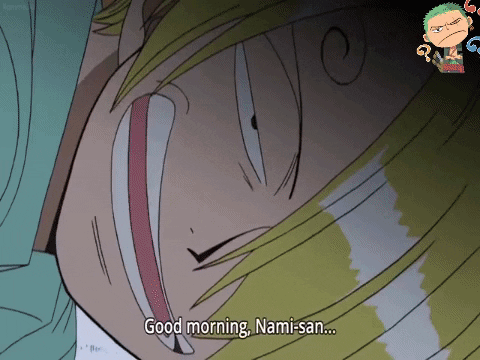 Epic Zoro Kiss With Sanji GIF