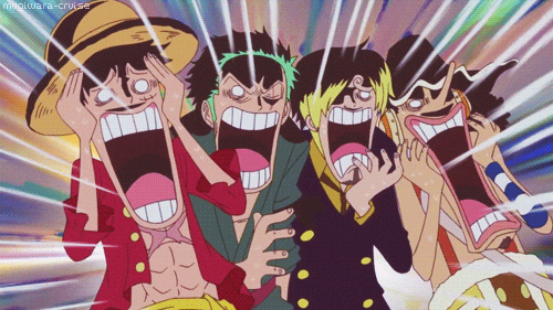 Epic Zoro With One Piece Gang GIF