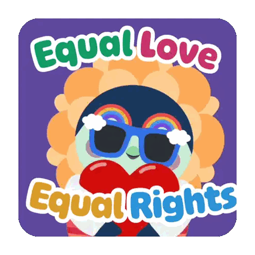 Equal Love Equal Rights Sticker
