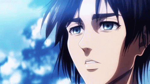 Eren Jaeger Anime Looking Somewhere GIF