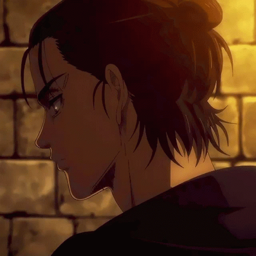 Eren Jaeger Anime Walking & Talking GIF