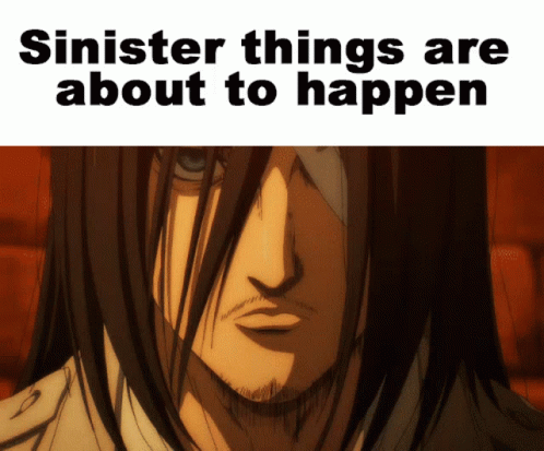 Eren Jaeger Sinister Things About To Happen GIF