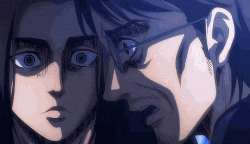 Eren Jaeger Talking To His Father Anime GIF