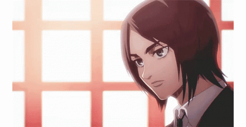 Eren Yeager Fiery Gaze GIF