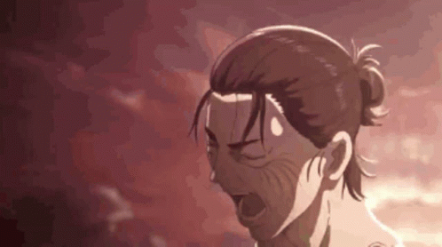Eren Yeager Screaming In Pain GIF