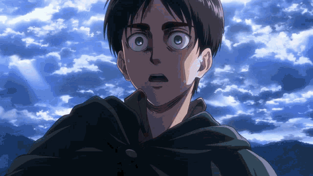 Eren Yeager Shocked GIF