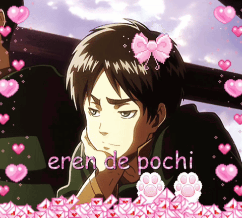 Eren Yeager Thinking Love Struck GIF