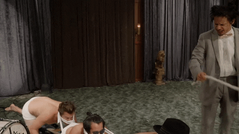 Eric Andre Let Me In Human Centipede GIF