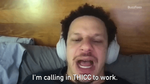 Eric Andre Let Me In Thicc To Work GIF