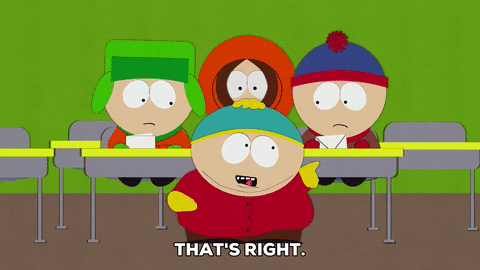 Eric Cartman Birthday Singing GIF