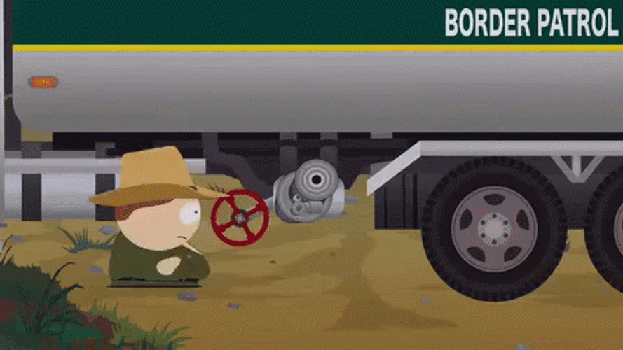 Eric Cartman Border Patrol Southpark GIF