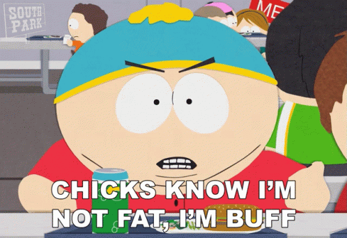 Eric Cartman Buff List GIF