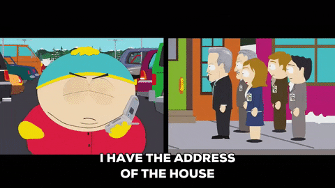 Eric Cartman Calling Cia South Park GIF