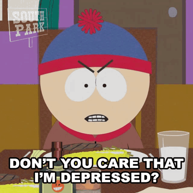 Eric Cartman Don't You Care GIF