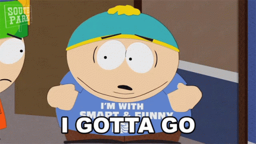 Eric Cartman Gotta Go GIF