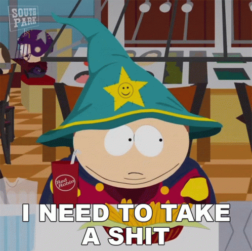 Eric Cartman I Gotta Take Poop GIF