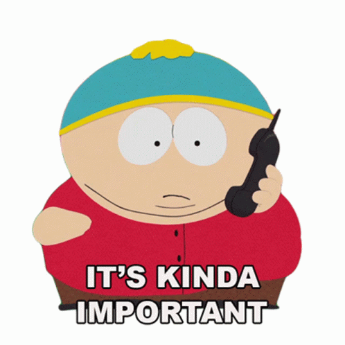 Eric Cartman In Urgent GIF