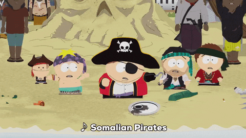 Eric Cartman Somalia Pirates GIF