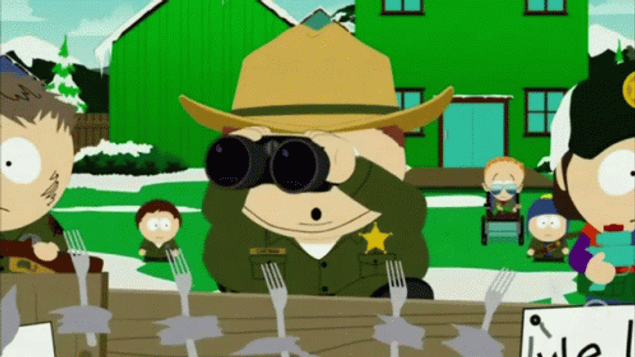 Eric Cartman South Park Border Patrol GIF