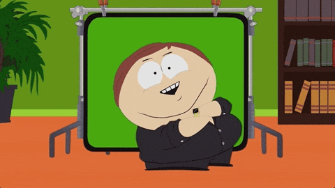 Eric Cartman Tries Explosion Green Screen GIF