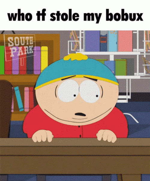Eric Cartman Who Stole Bobux Meme GIF