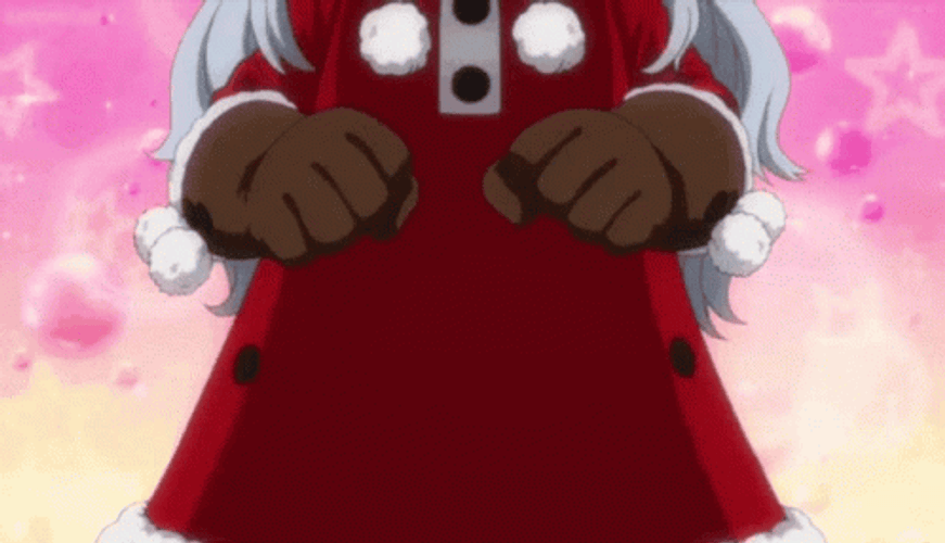 Eric Chan Christmas Anime Santa Suit GIF