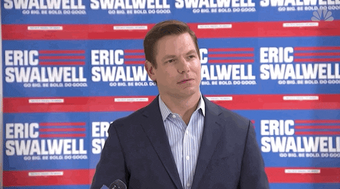 Eric Swalwell Interview I'm Fired Up GIF