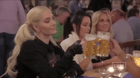 Erika Jayne Beer Mug Cheers GIF