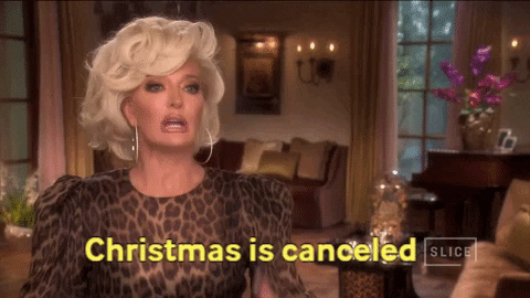Erika Jayne Christmas Is Cancelled GIF