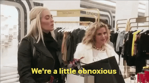 Erika Jayne Nodding Head Obnoxious GIF