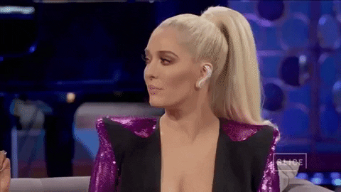 Erika Jayne Shaking Head Eye Roll GIF