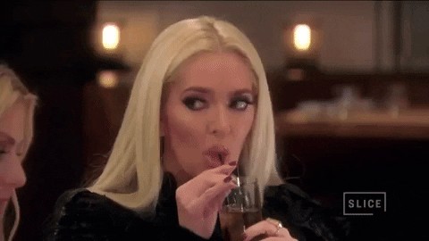 Erika Jayne Taunting Side Eye GIF