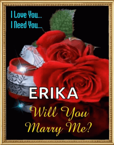 Erika Will You Marry Me GIF