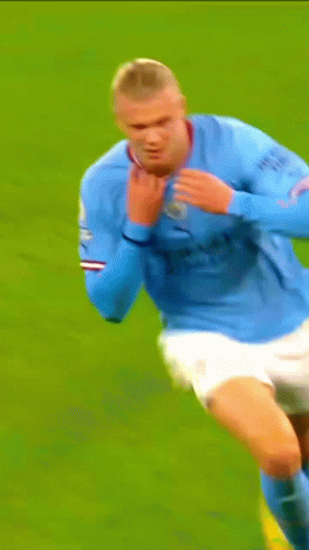 Erling Haaland Change Costume GIF