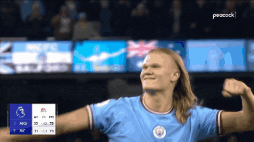 Erling Haaland Fist Pump Gif GIF