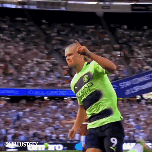 Erling Haaland Man City GIF