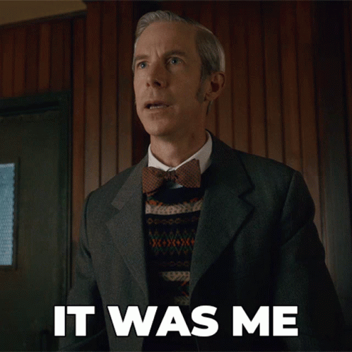 Ernest Harding Reveals It Was Me GIF
