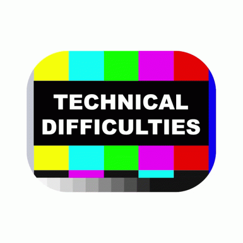 Error Technical Difficulties Color Bars GIF