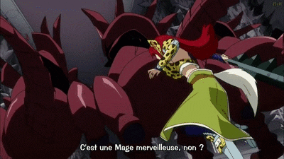 Erza Scarlet Titania Sword Magic GIF