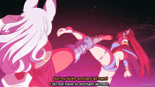 Erza Scarlet Versus Swan Fairy Tail GIF