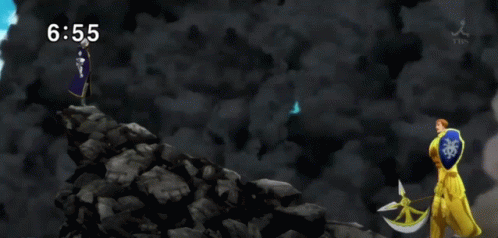 Escanor Went Up To Meliodas GIF