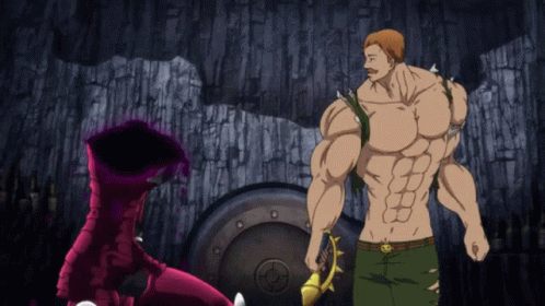Escanor Whipping Foe GIF