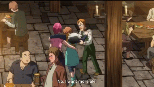 Escanor Goes Wild In The Diner GIF