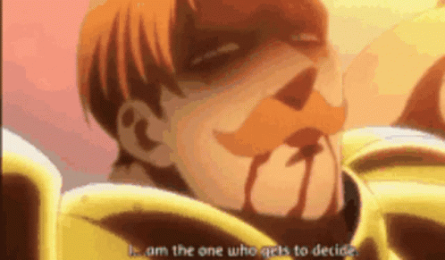 Escanor Im The One Who Get Decide GIF