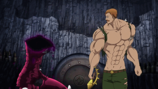 Escanor And Galand Seven Deadly Sins Fight Scene GIF