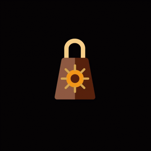 Escape Room Lock Animated Logo GIF